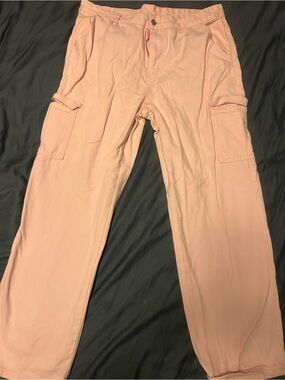 Light Pink Cargo Pants